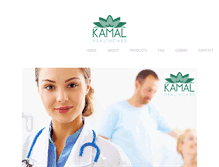 Tablet Screenshot of kamalhealthcare.com